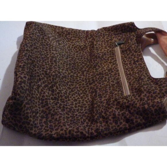 Bottega Veneta Vintage Tote Animal Leopard Print Silk And Leather - Picture 11 of 12